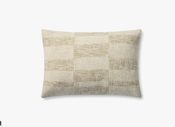 16" x 26" Checkered Brig Down Pillow