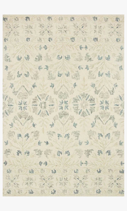 Norbel Rug Ivory/Grey